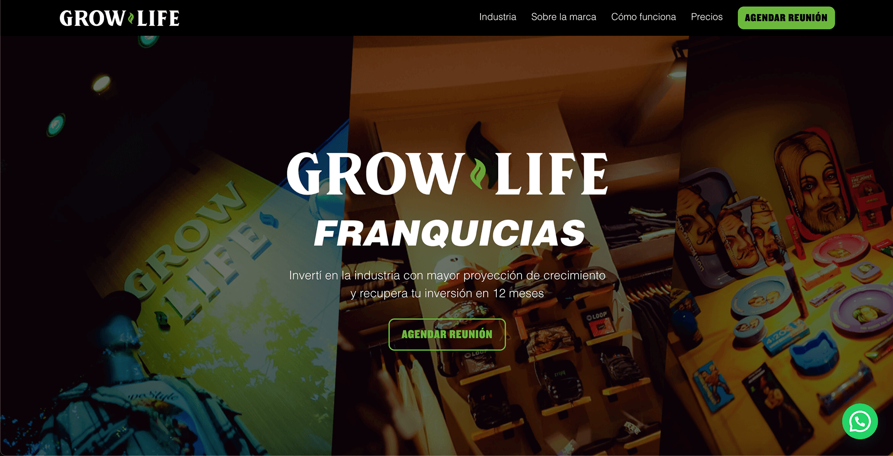 Franquicias Grow Life — screen 1
