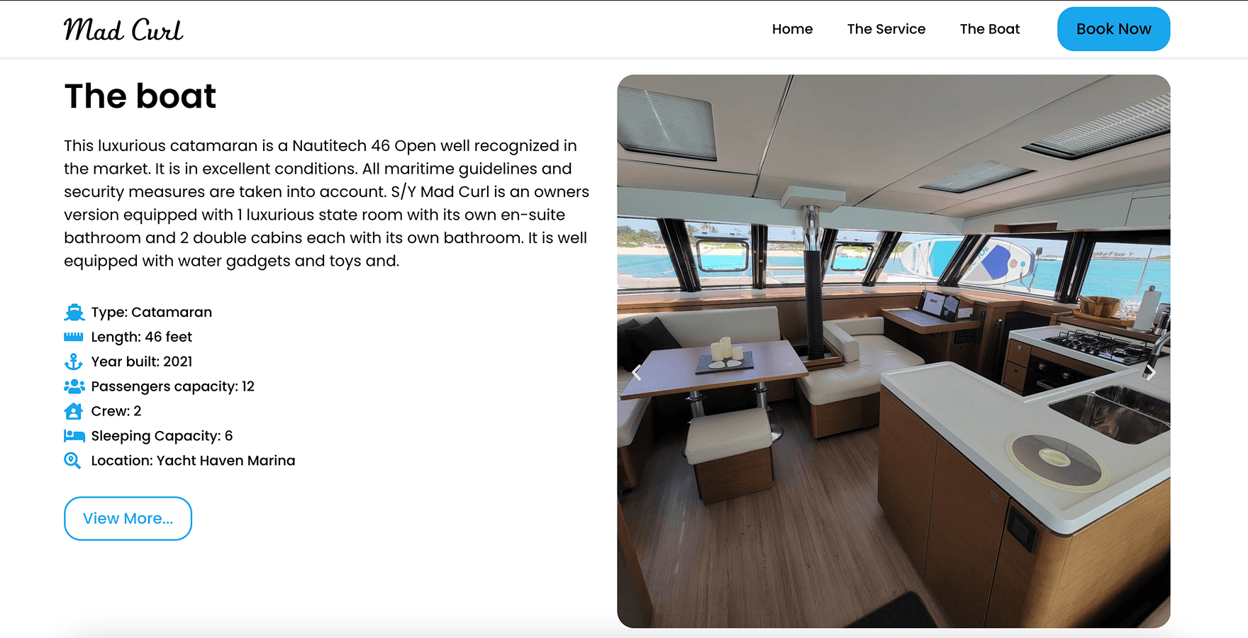 Mad Curl Sailing Charters — screen 2