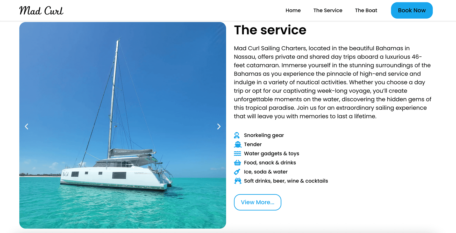 Mad Curl Sailing Charters — screen 3
