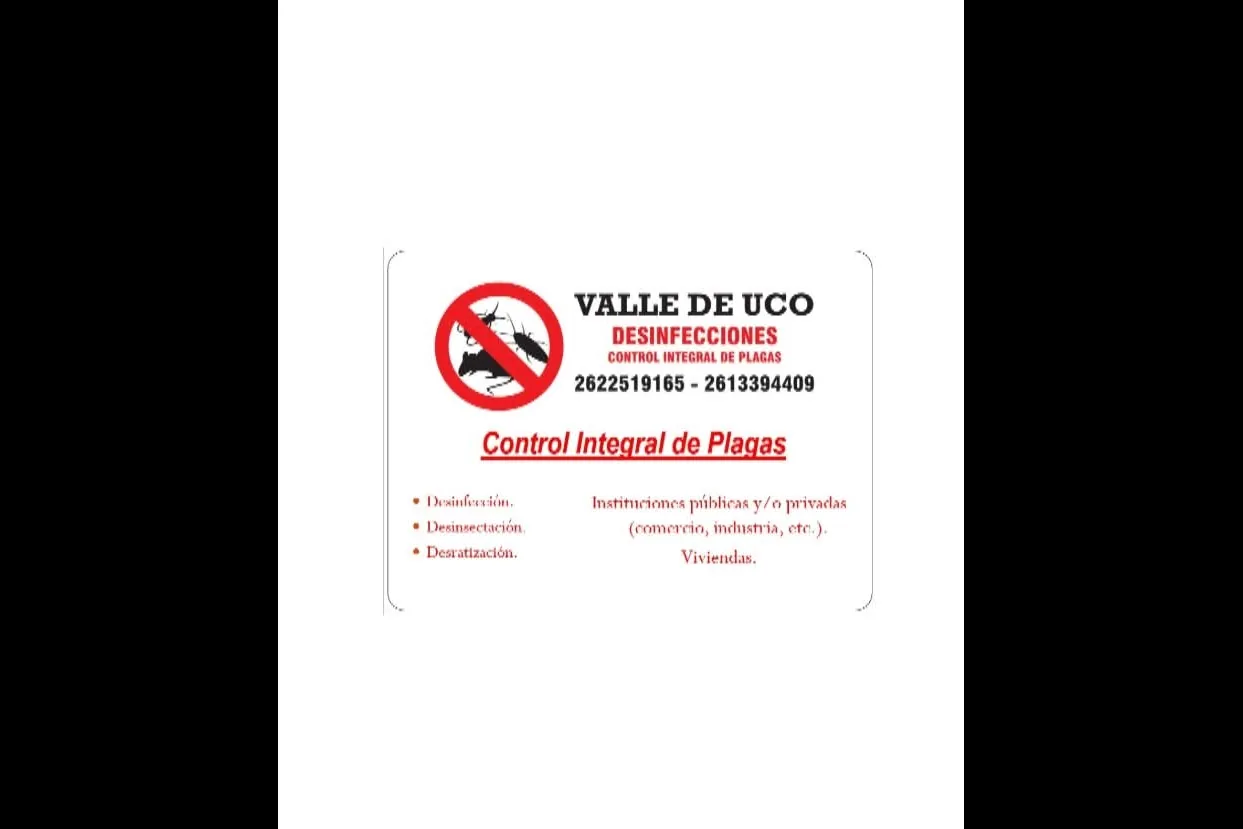 Valle De Uco Desinfecciones